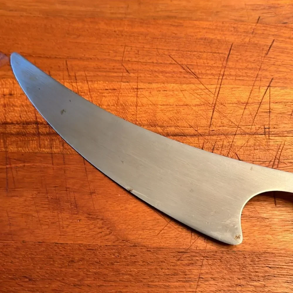 MCM 1970's Dansk Teak Cheese Board and Knife Set